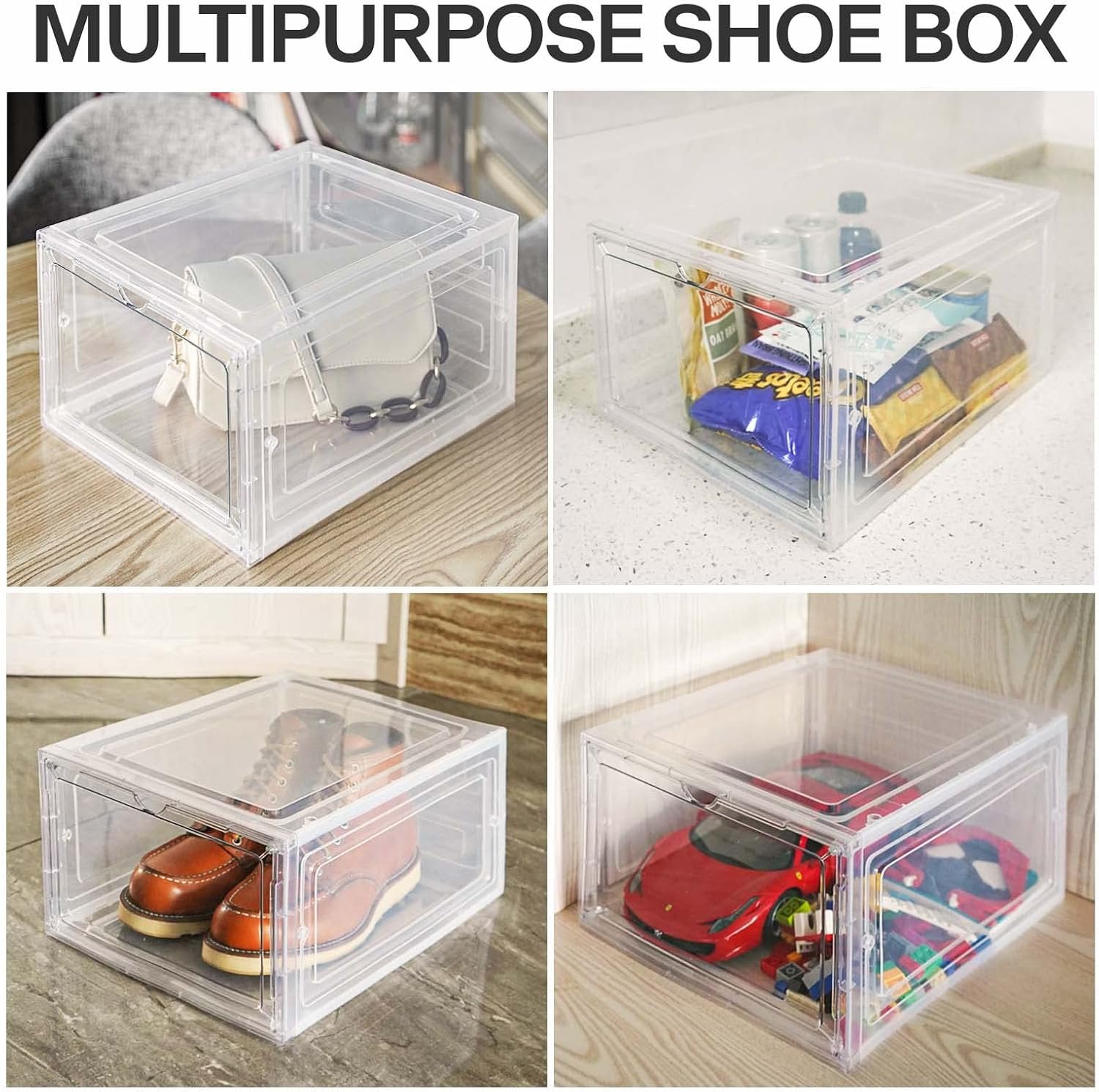Large Clear Shoe Organizer Boxes Review